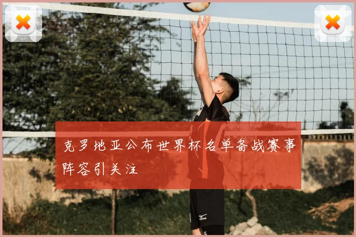 克罗地亚公布世界杯名单备战赛事阵容引关注